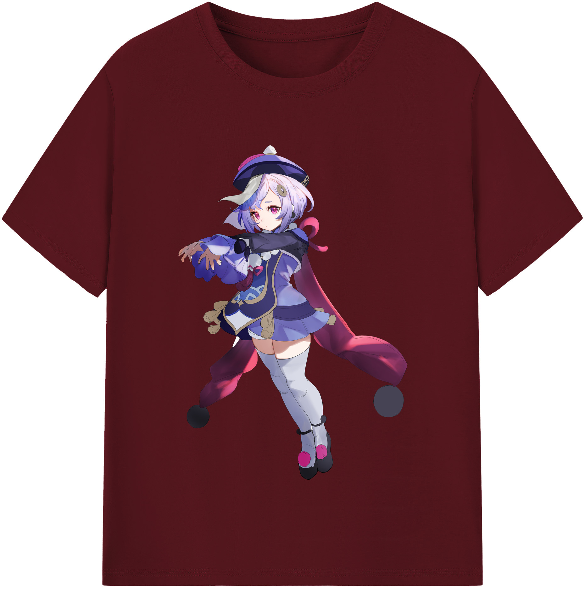 げんし神 七七 なな  genshin Nana 綿100％半袖Tシャツ（フロントプリント）